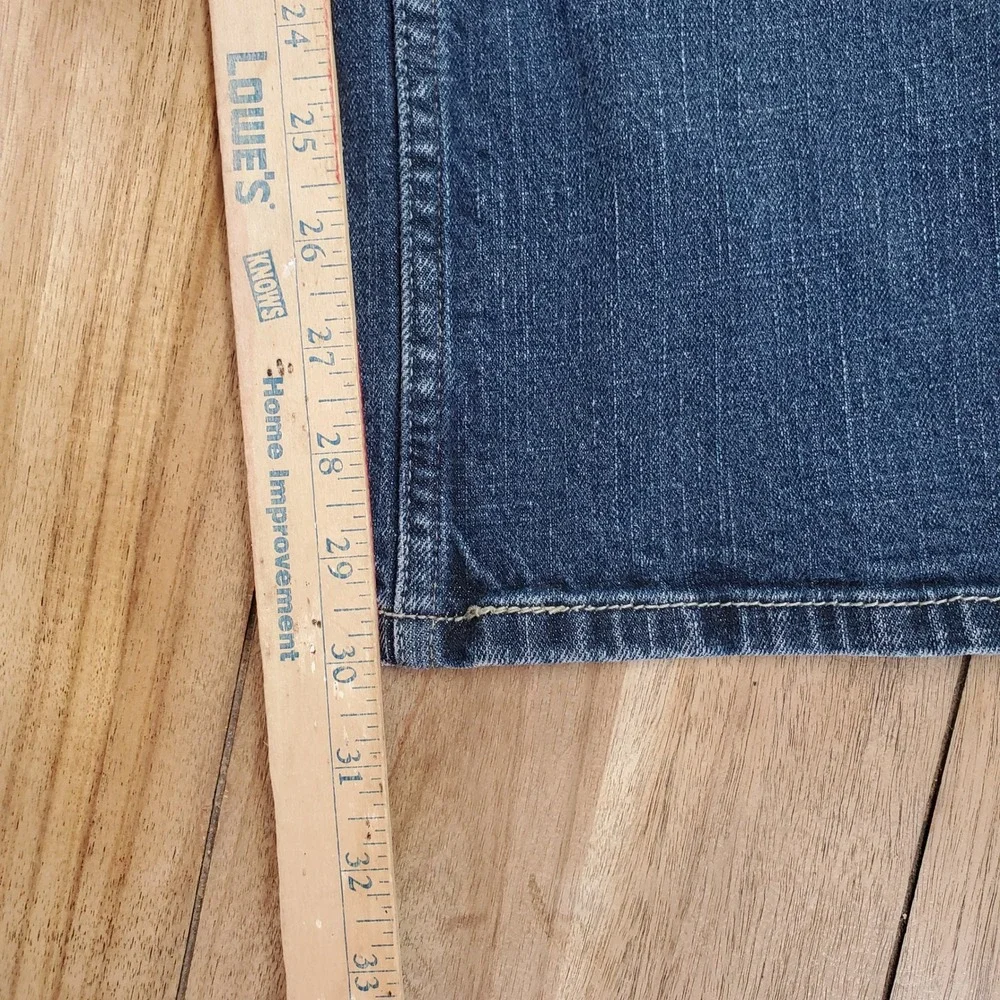 Levi's 527 Bootcut Jeans Mens 34x30 Blue Dark Wash Denim 527-0518